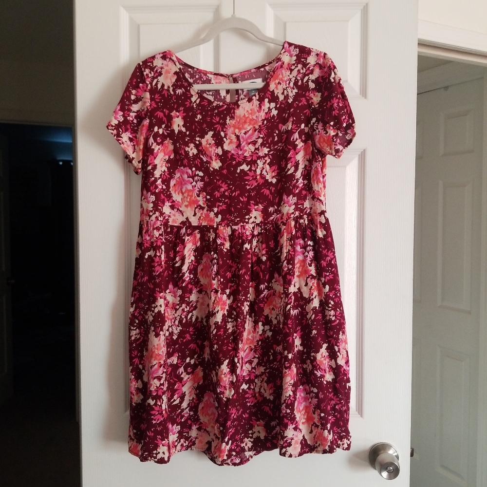 Old Navy floral babydoll dress